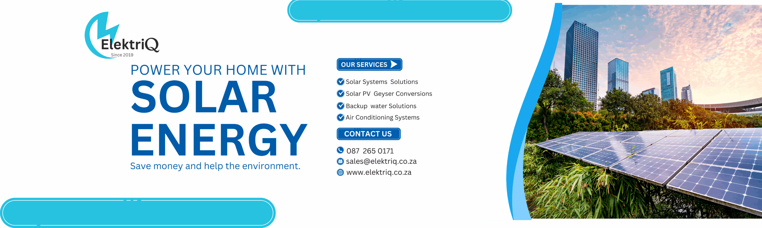 Blue and White Modern Solar Energy Banner (2)